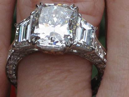 Double Claw Prong Diamond Engagement Ring